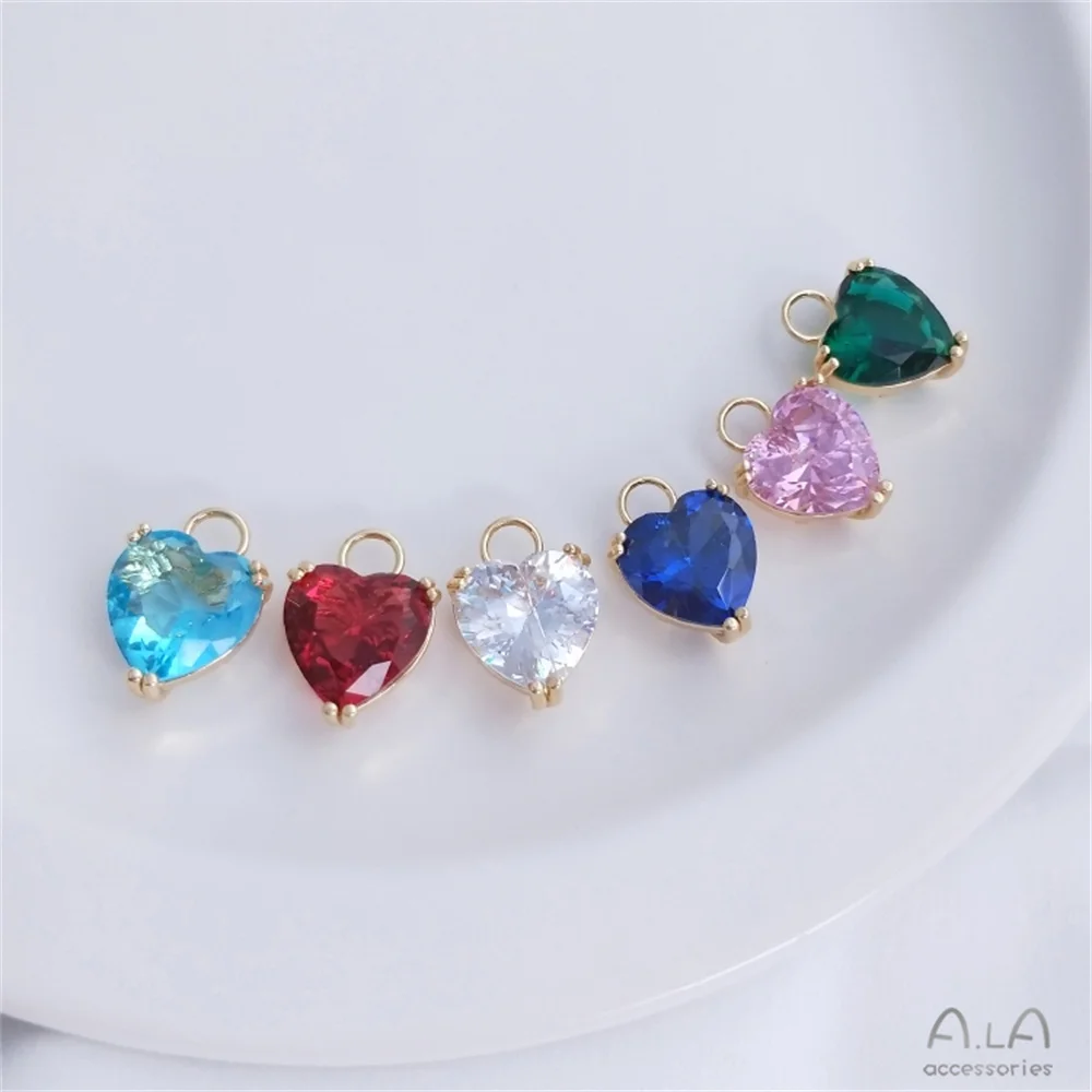 Zirconia large peach heart 14K gold covered colored zirconia love charm diy necklace bracelet jewelry pendant earrings charm
Zirconia large peach heart 14K gold covered colored zirconia love charm diy necklace bracelet jewelry pendant earrings charm