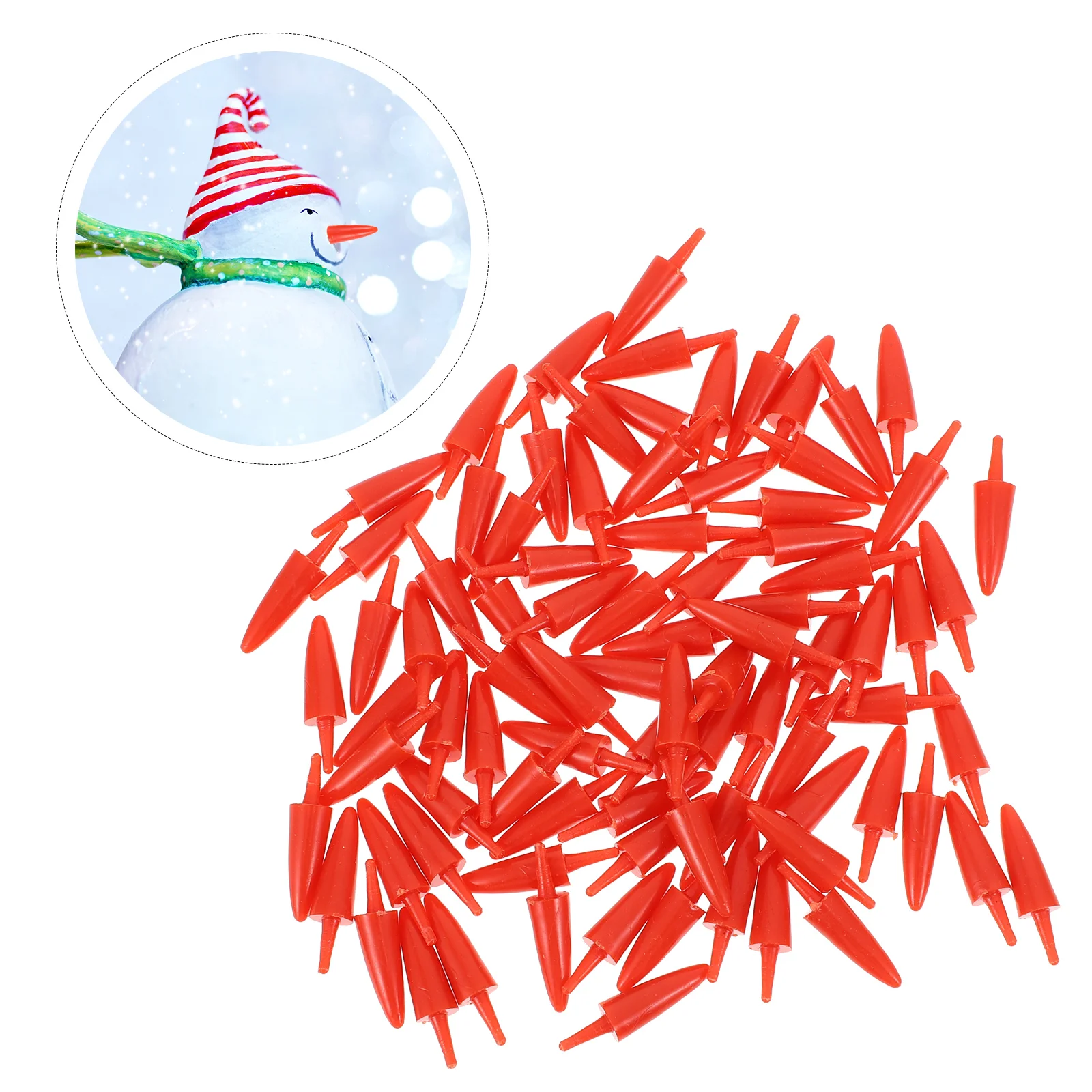 300 Pcs Red Nose Snowman Toy DIY Christmas Dolls Accessories Plastic Craft Noses For toys
300 Pcs Red Nose Snowman Toy DIY Christmas Dolls Accessories Plastic Craft Noses For toys
