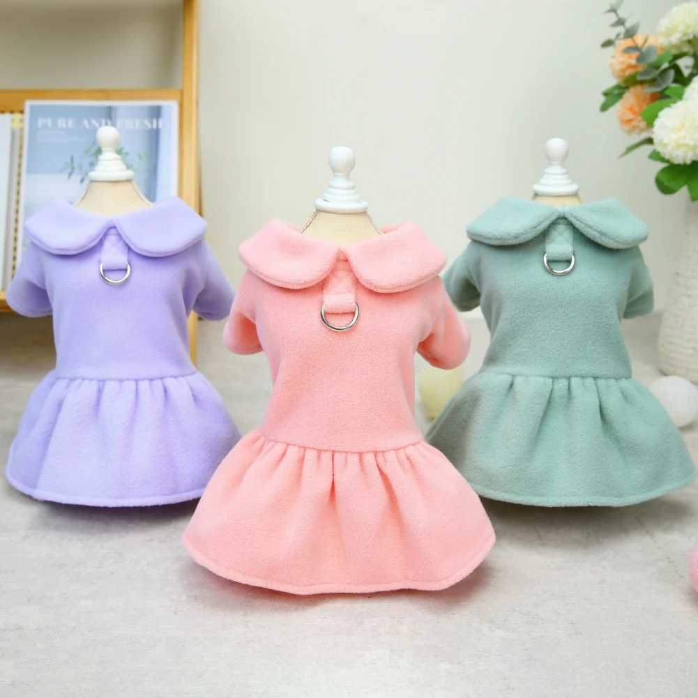 Comfortable Princess Style Winter Warm Pet Dress Cute Bowknot Doll Collar Dog Dress Clothes For Small Dogs Pet Puppy Supplies
Comfortable Princess Style Winter Warm Pet Dress Cute Bowknot Doll Collar Dog Dress Clothes For Small Dogs Pet Puppy Supplies