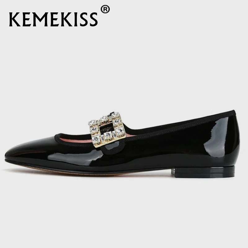 KemeKiss 2022 New Real Leather Women Flat Shoes Diamond Spring Women'S Shoes Fashion Round Toe Ladies Footwear Size 35-40
KemeKiss 2022 New Real Leather Women Flat Shoes Diamond Spring Women'S Shoes Fashion Round Toe Ladies Footwear Size 35-40