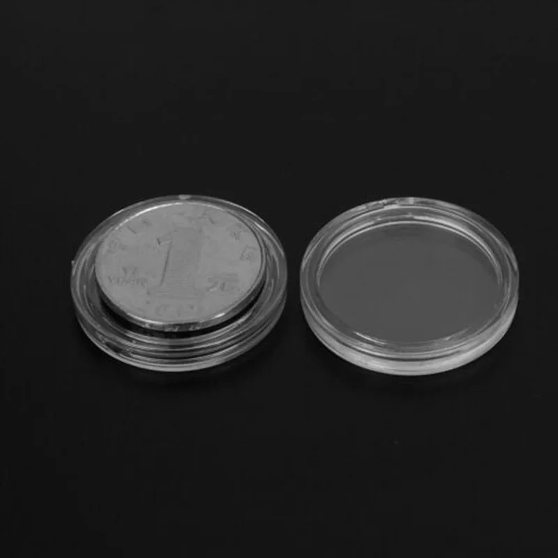 1 Set Of Coin Capsules 100Pcs 24mm Clear Round Plastic Coin Holder Capsule Container Storage Box Coin Collection
1 Set Of Coin Capsules 100Pcs 24mm Clear Round Plastic Coin Holder Capsule Container Storage Box Coin Collection