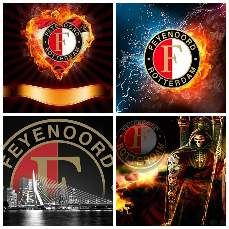 Feyenoord Football Badge 5D DIY Diamond Painting Embroidery Art Full Square Round Kits Cross Stitch Craft Rhinestones Home Decor
Feyenoord Football Badge 5D DIY Diamond Painting Embroidery Art Full Square Round Kits Cross Stitch Craft Rhinestones Home Decor