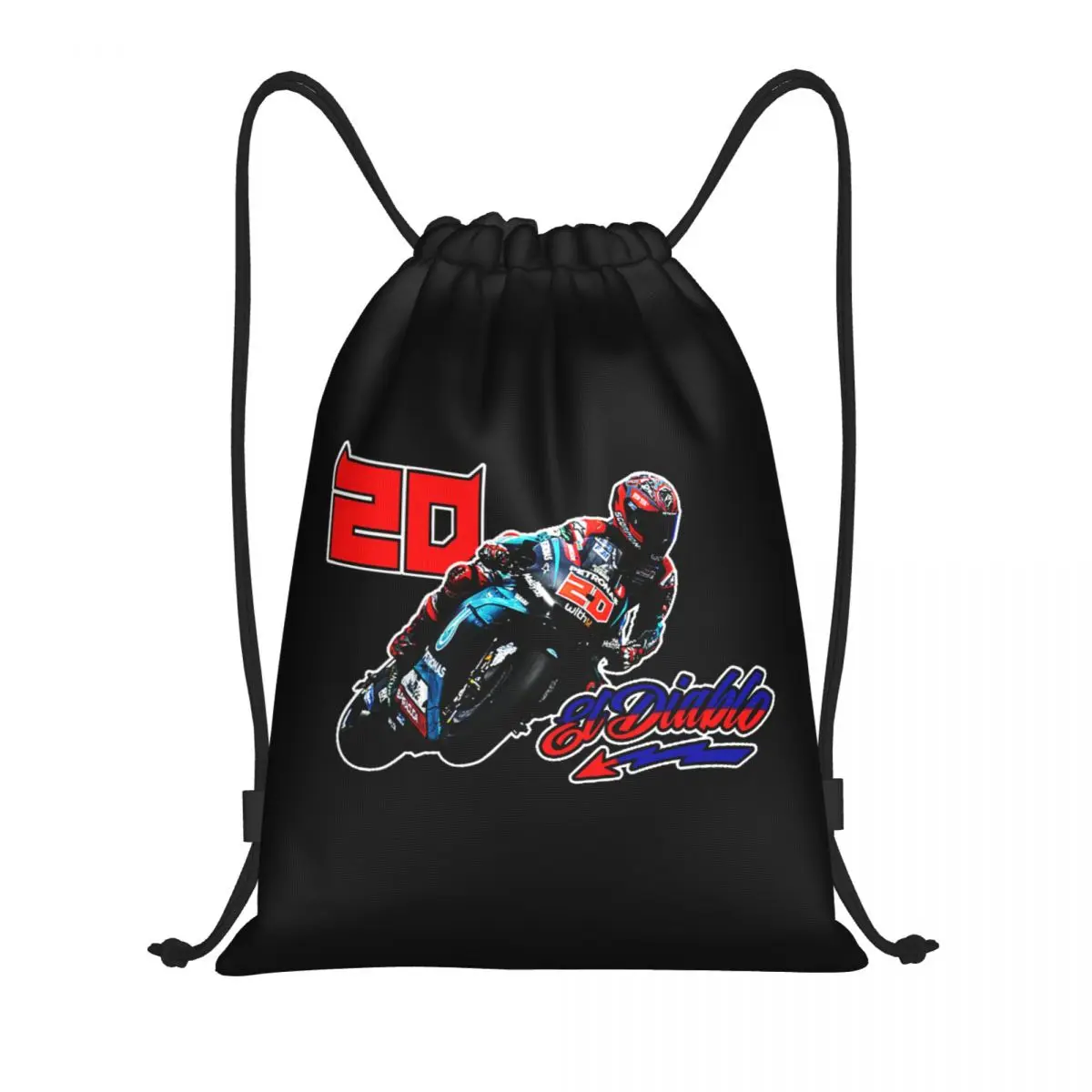 Custom Fabio Quartararo Drawstring Bag for Training Yoga Backpacks Men Women Sports Gym Sackpack
Custom Fabio Quartararo Drawstring Bag for Training Yoga Backpacks Men Women Sports Gym Sackpack
