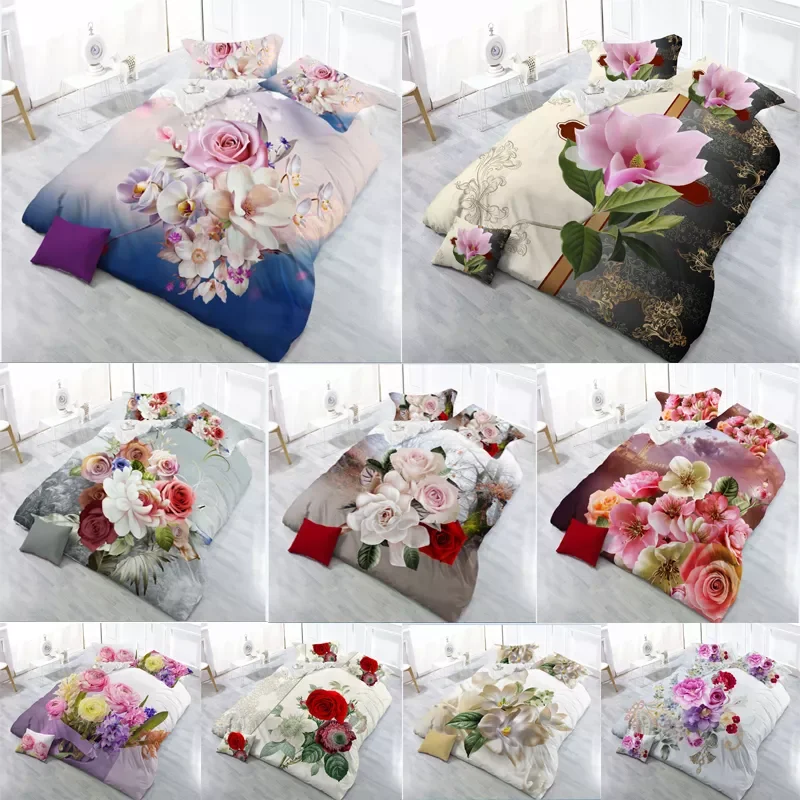 17 Hot Sale 2018 New 3D Bedding Sets Reactive Print Flowers Pattern Quilt Cover Bed Sheet Pillow Case 4PCS
17 Hot Sale 2018 New 3D Bedding Sets Reactive Print Flowers Pattern Quilt Cover Bed Sheet Pillow Case 4PCS