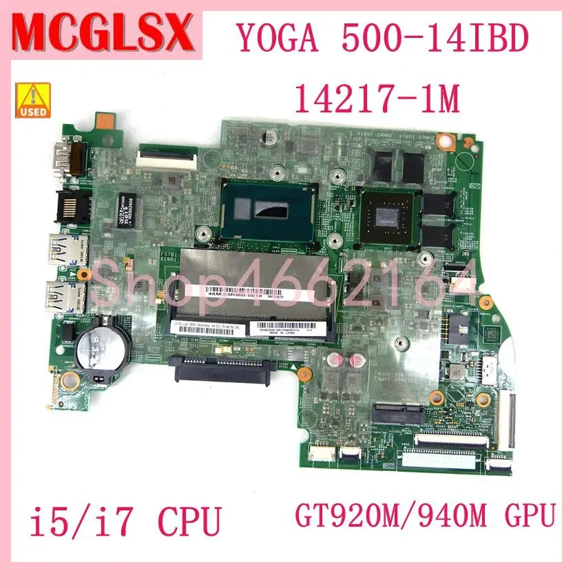 Материнская плата 14217-1M i5/i7 ЦП GT920M/940M GPU для Lenovo YOGA 500-14IBD S41-70 U41-70, материнская плата для ноутбука 100% протестирована, б/у
Материнская плата 14217-1M i5/i7 ЦП GT920M/940M GPU для Lenovo YOGA 500-14IBD S41-70 U41-70, материнская плата для ноутбука 100% протестирована, б/у