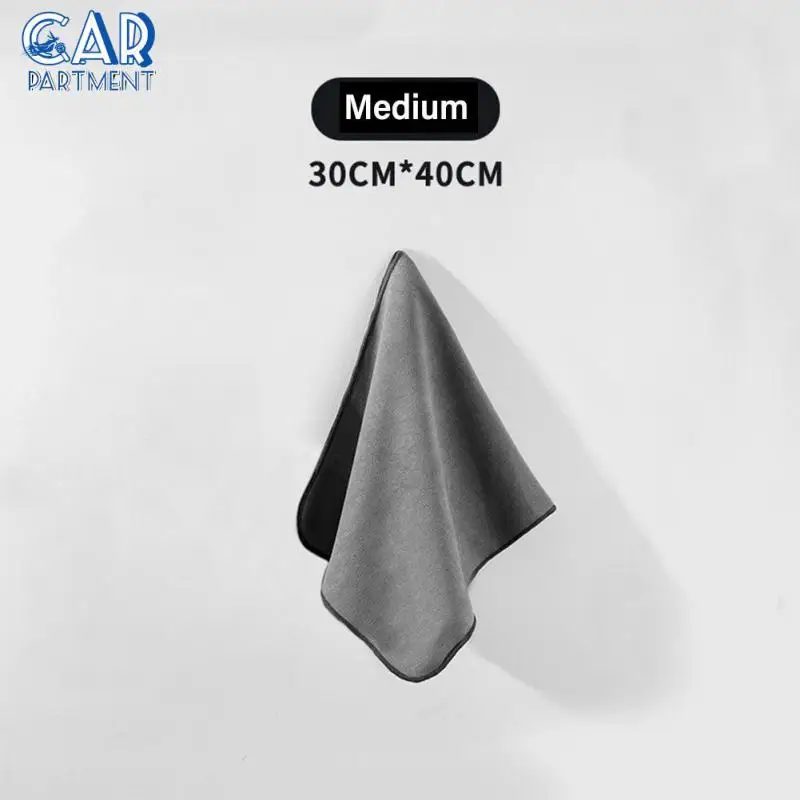 

Car Cleaning Drying Cloth Hemming Towel Double-sided Car Body Washing Towels Water Absorbent High-end Microfiber Hemming