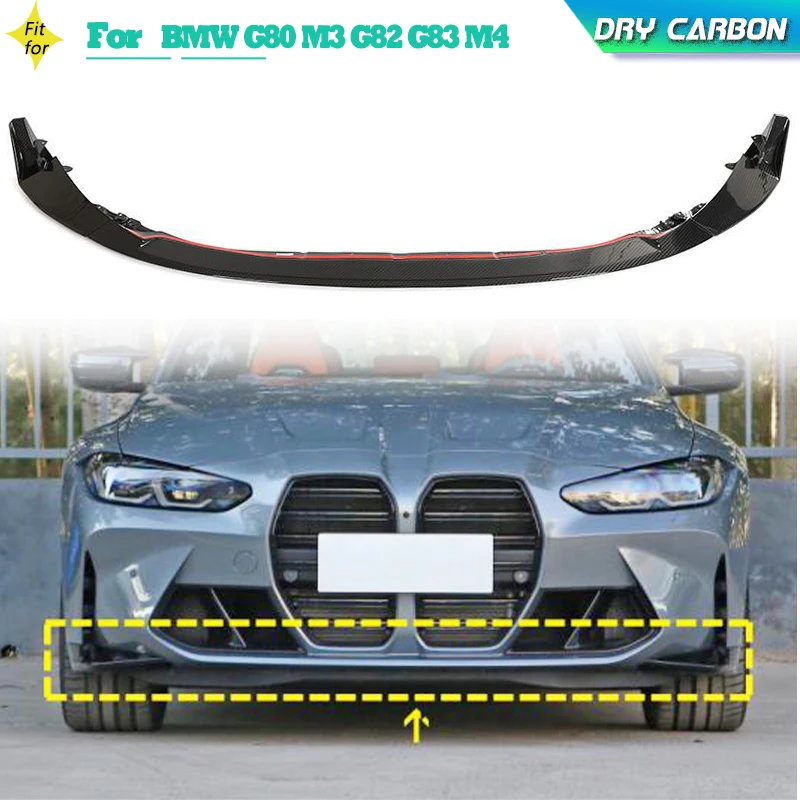 Dry Carbon Fiber Car Front Bumper Lip For BMW G80 M3 G82 G83 M4 Sedan Coupe 2021-2023 Front Lip Splitters Chin Protector Guard
Dry Carbon Fiber Car Front Bumper Lip For BMW G80 M3 G82 G83 M4 Sedan Coupe 2021-2023 Front Lip Splitters Chin Protector Guard