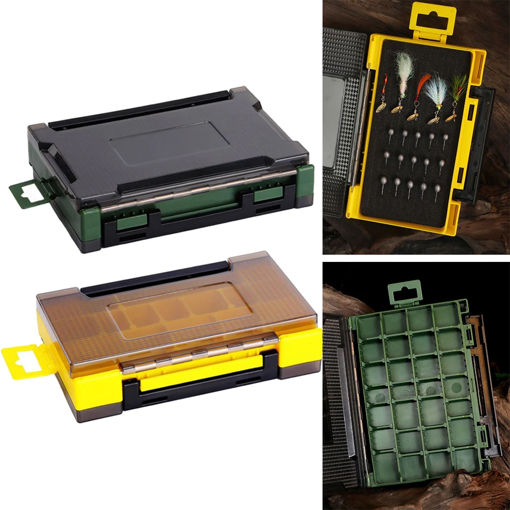 Fishing Tackle Box Double-Sided Fishing Gear Tool Boxes Lure Bait Hook Storage Case Large Capacity PP Fish Accessories Tool Box
Fishing Tackle Box Double-Sided Fishing Gear Tool Boxes Lure Bait Hook Storage Case Large Capacity PP Fish Accessories Tool Box
