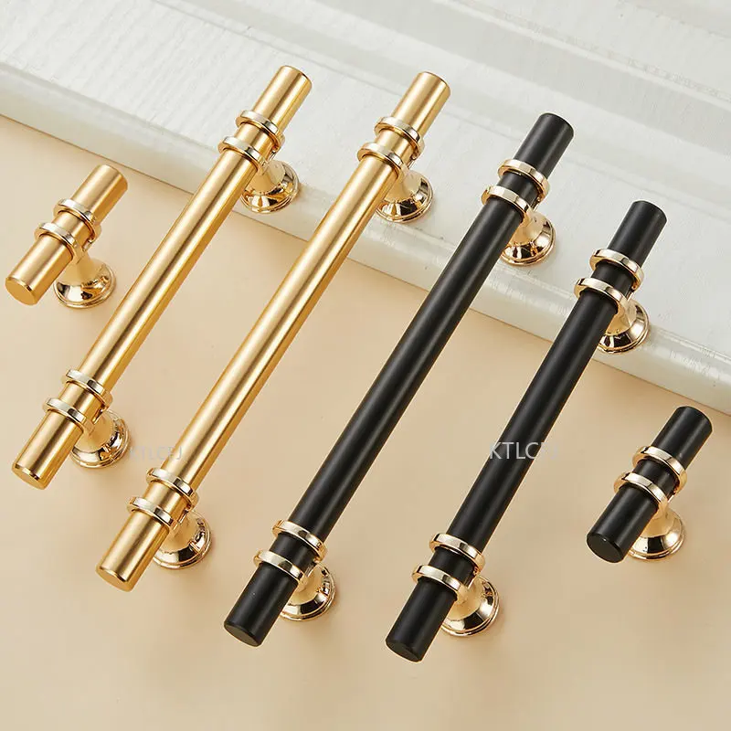 Real gold handle black gold color single hole long handle zinc alloy modern simple luxury drawer cabinet door handle
Real gold handle black gold color single hole long handle zinc alloy modern simple luxury drawer cabinet door handle