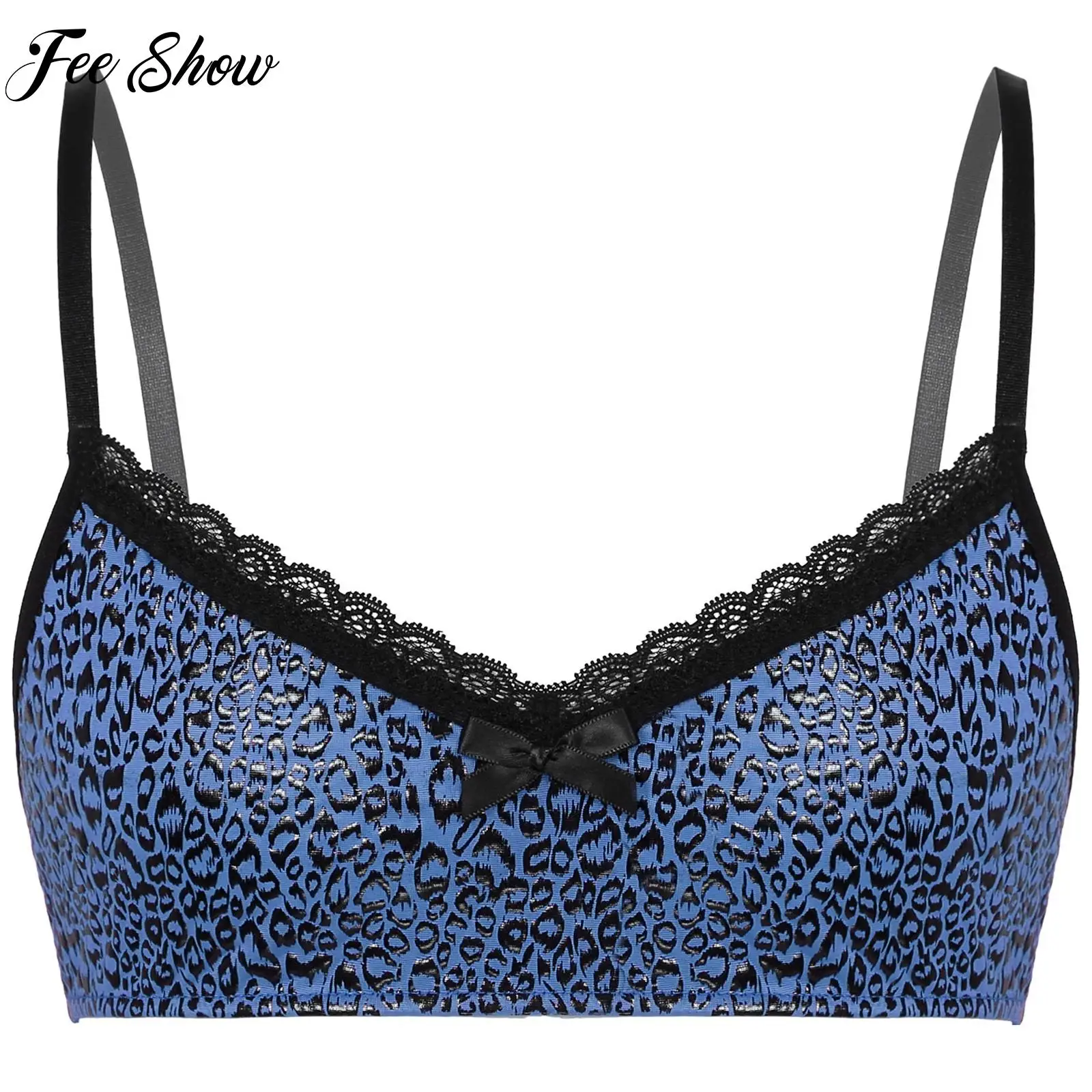 Sissy Men Cross Dressing Bra Underwear Leopard Print Crop Tops Adjustable Straps Lace Trim Wireless Bras Top Lingerie Nightwear
Sissy Men Cross Dressing Bra Underwear Leopard Print Crop Tops Adjustable Straps Lace Trim Wireless Bras Top Lingerie Nightwear