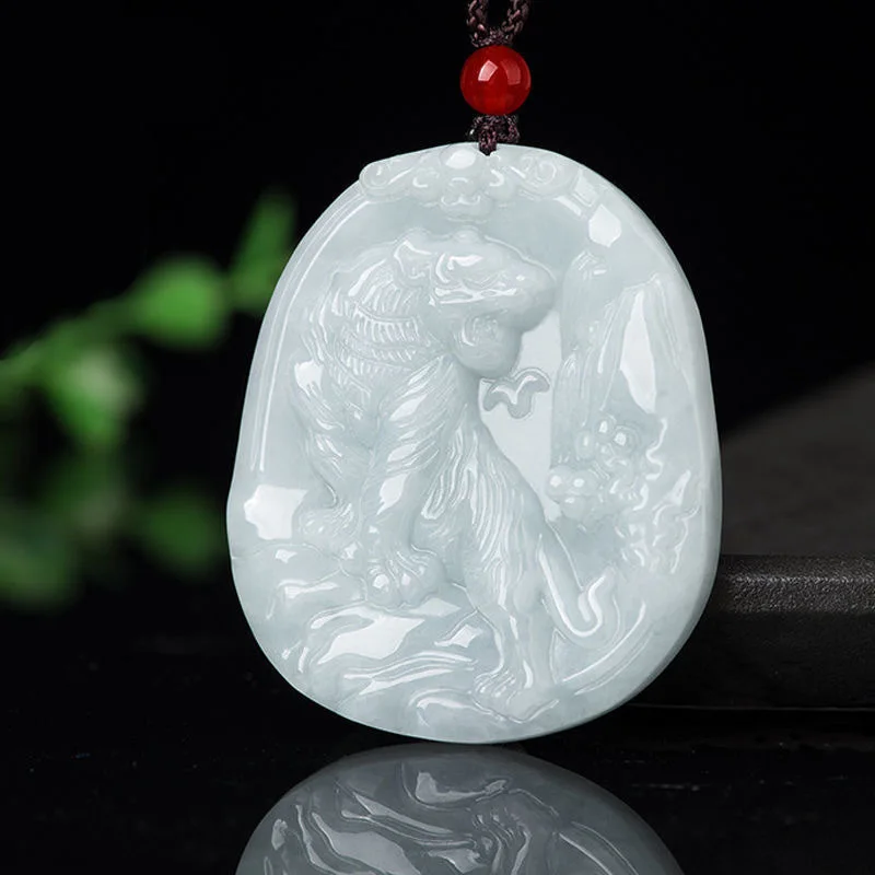 Hand Carved/ Jade Zodiac Tiger Brand Emerald Necklace Pendant Fashion Elegant Personality Jewelry Men and Women Couple Gift
Hand Carved/ Jade Zodiac Tiger Brand Emerald Necklace Pendant Fashion Elegant Personality Jewelry Men and Women Couple Gift
