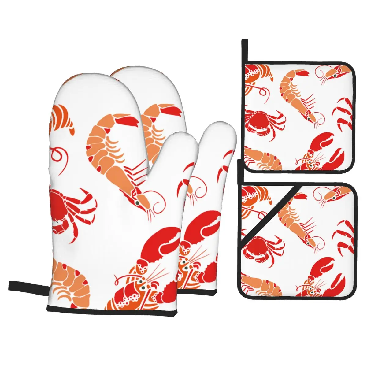 4 шт., кухонные перчатки с изоляцией для духовки
4 шт., кухонные перчатки с изоляцией для духовки