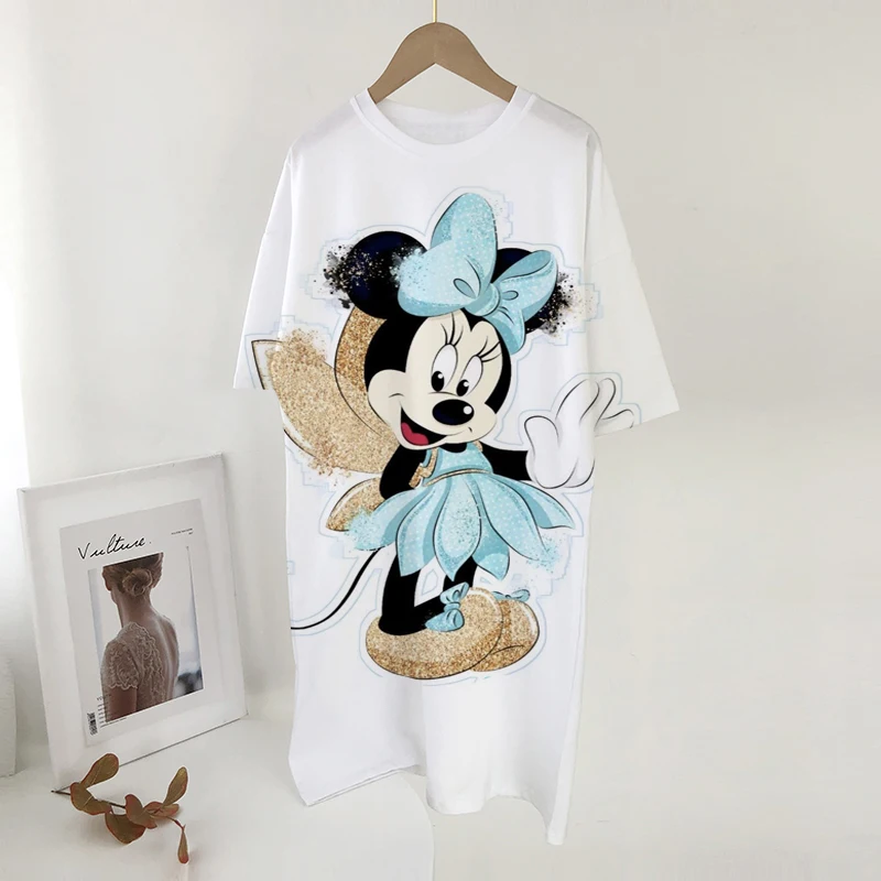 Disney Minnie Mouse Summer Casual Mini Women's Dress Loose T-Shirt Dress Women's O-Neck T-Shirt Dress Short Sleeve T-Shirt Dress
Disney Minnie Mouse Summer Casual Mini Women's Dress Loose T-Shirt Dress Women's O-Neck T-Shirt Dress Short Sleeve T-Shirt Dress