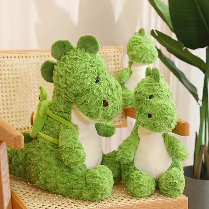 Nice Kawaii Green Dinosaur Plush Toy Cute Soft Dino Dolls With Avocado Backpack Stuffed Animal Pillow For Baby Kids Gifts
Nice Kawaii Green Dinosaur Plush Toy Cute Soft Dino Dolls With Avocado Backpack Stuffed Animal Pillow For Baby Kids Gifts