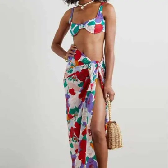 Fashion Floral Printed Bikini Set Swimsuit Two Pieces Women's Summer Swiming Suit 2023 Luxury Monokini Sexy With Cover Up
Fashion Floral Printed Bikini Set Swimsuit Two Pieces Women's Summer Swiming Suit 2023 Luxury Monokini Sexy With Cover Up