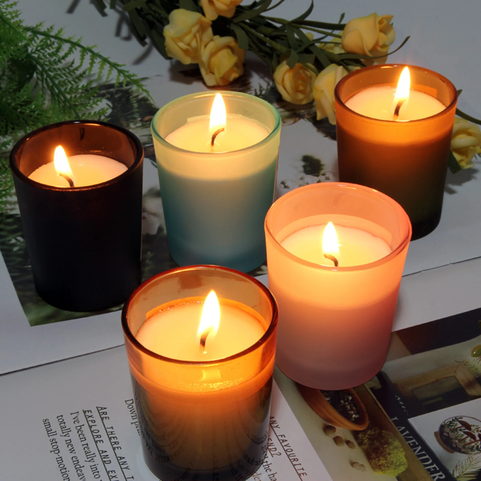 Smokeless Candle Aromatherapy Candles Romantic Glass For Wedding Christma Festival Home Decorstion Party Decoration
Smokeless Candle Aromatherapy Candles Romantic Glass For Wedding Christma Festival Home Decorstion Party Decoration