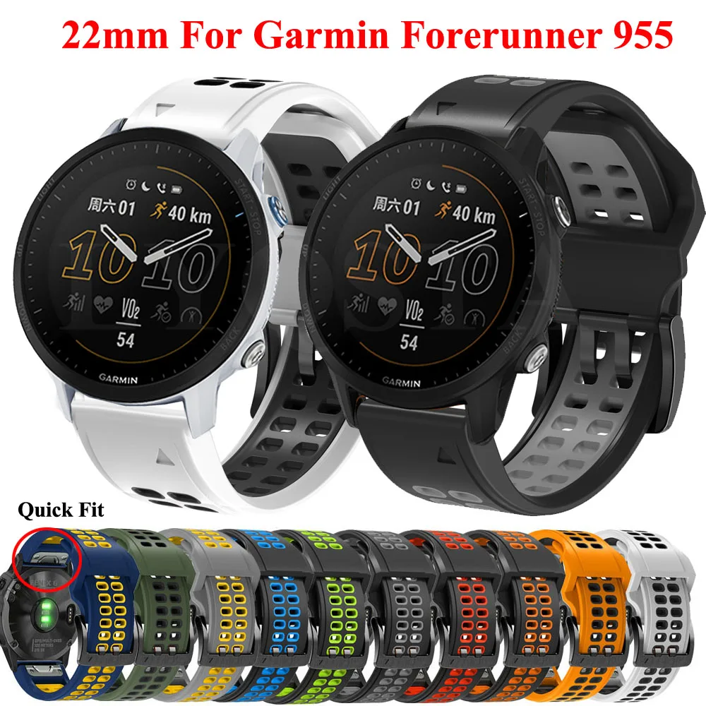 22mm WatchBand for For Garmin Forerunner 955 945 935 Fenix 7 / 5 Plus Fenix 6 Silicone Smart Watchband Outdoor Sports Waterproof
22mm WatchBand for For Garmin Forerunner 955 945 935 Fenix 7 / 5 Plus Fenix 6 Silicone Smart Watchband Outdoor Sports Waterproof