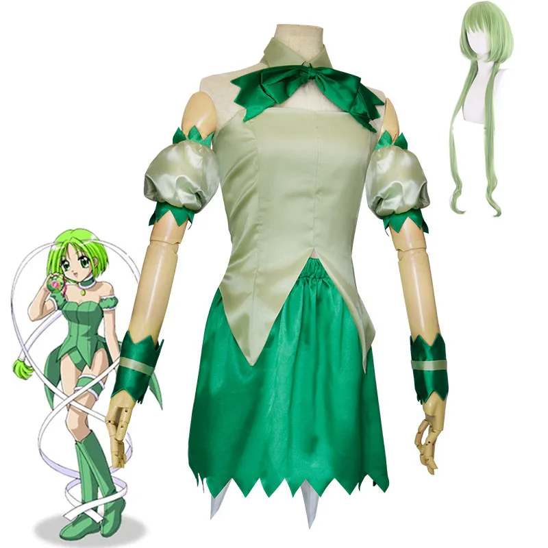 Midorikawa Lerruce Cosplay Anime Tokyo Mew Mew Cosplay Costume Wig Midorikawa Retasu Dress Halloween Christmas for Women Girls
Midorikawa Lerruce Cosplay Anime Tokyo Mew Mew Cosplay Costume Wig Midorikawa Retasu Dress Halloween Christmas for Women Girls