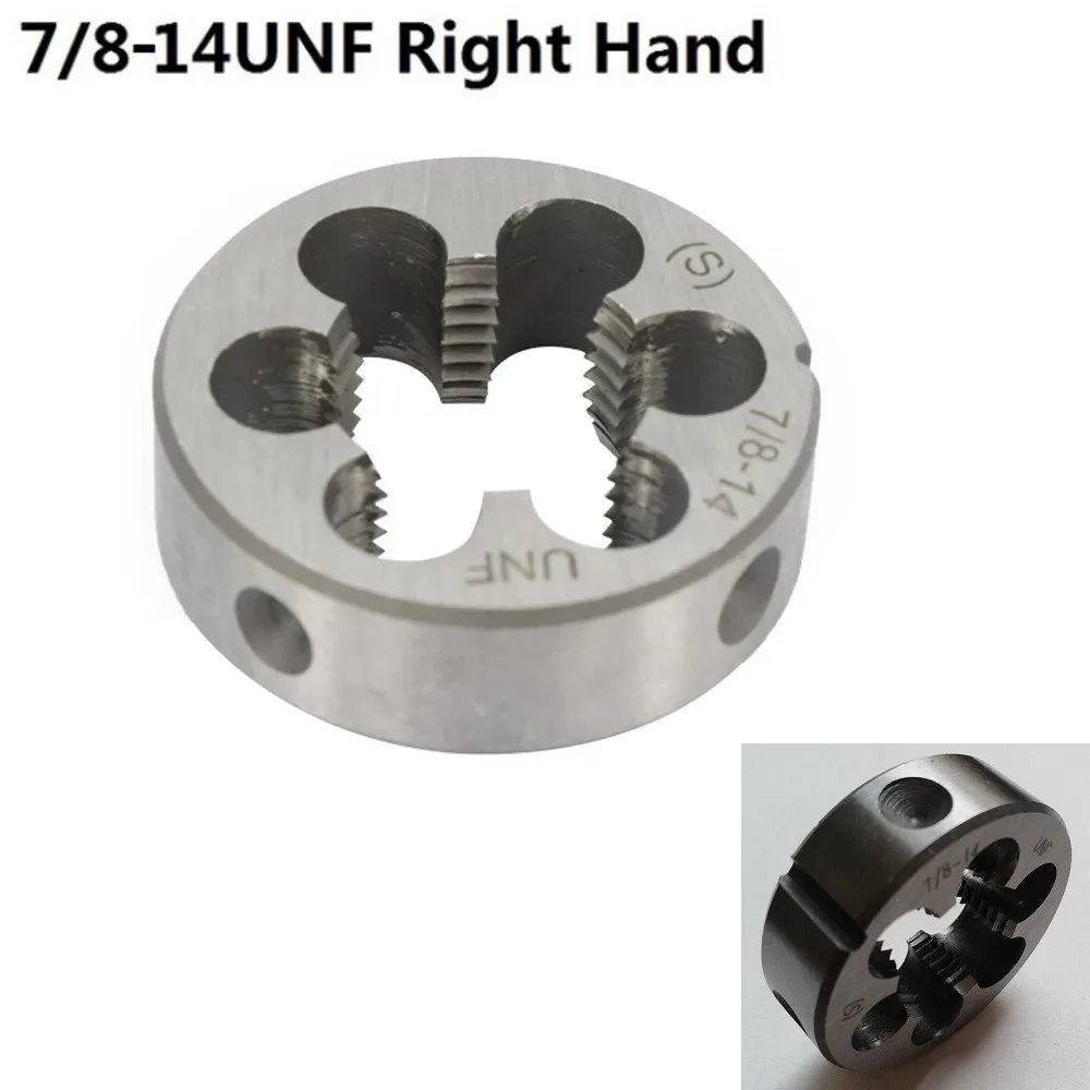 1PC Sliver 7/8-14 UNF Threading Die Right Hand Suitable For Molding Machine Screw Die Threading Tools Metric Thread Die
1PC Sliver 7/8-14 UNF Threading Die Right Hand Suitable For Molding Machine Screw Die Threading Tools Metric Thread Die