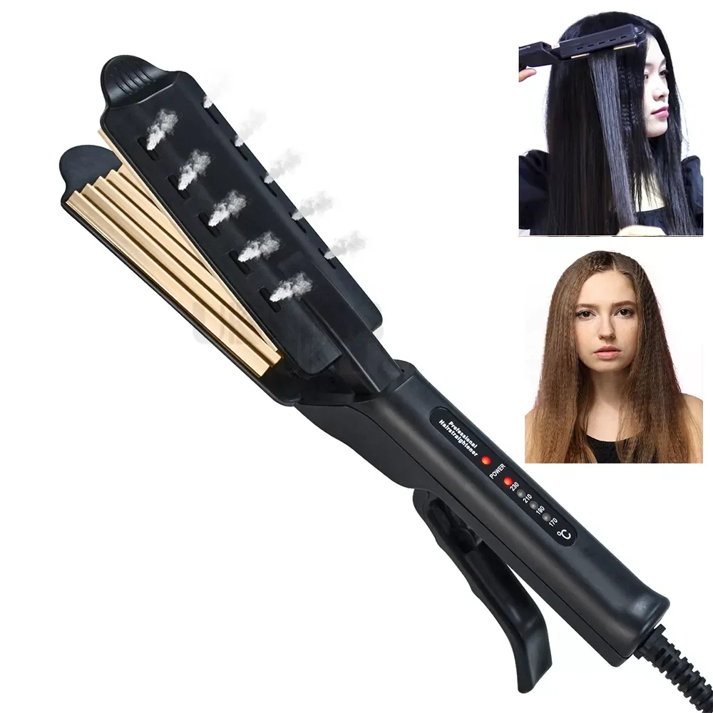 NEW2023 Professional Hair Crimper Curling Iron Wand Ceramic Corrugated Corn Wave Curling Iron Hair Waver Tools for All Types of
NEW2023 Professional Hair Crimper Curling Iron Wand Ceramic Corrugated Corn Wave Curling Iron Hair Waver Tools for All Types of