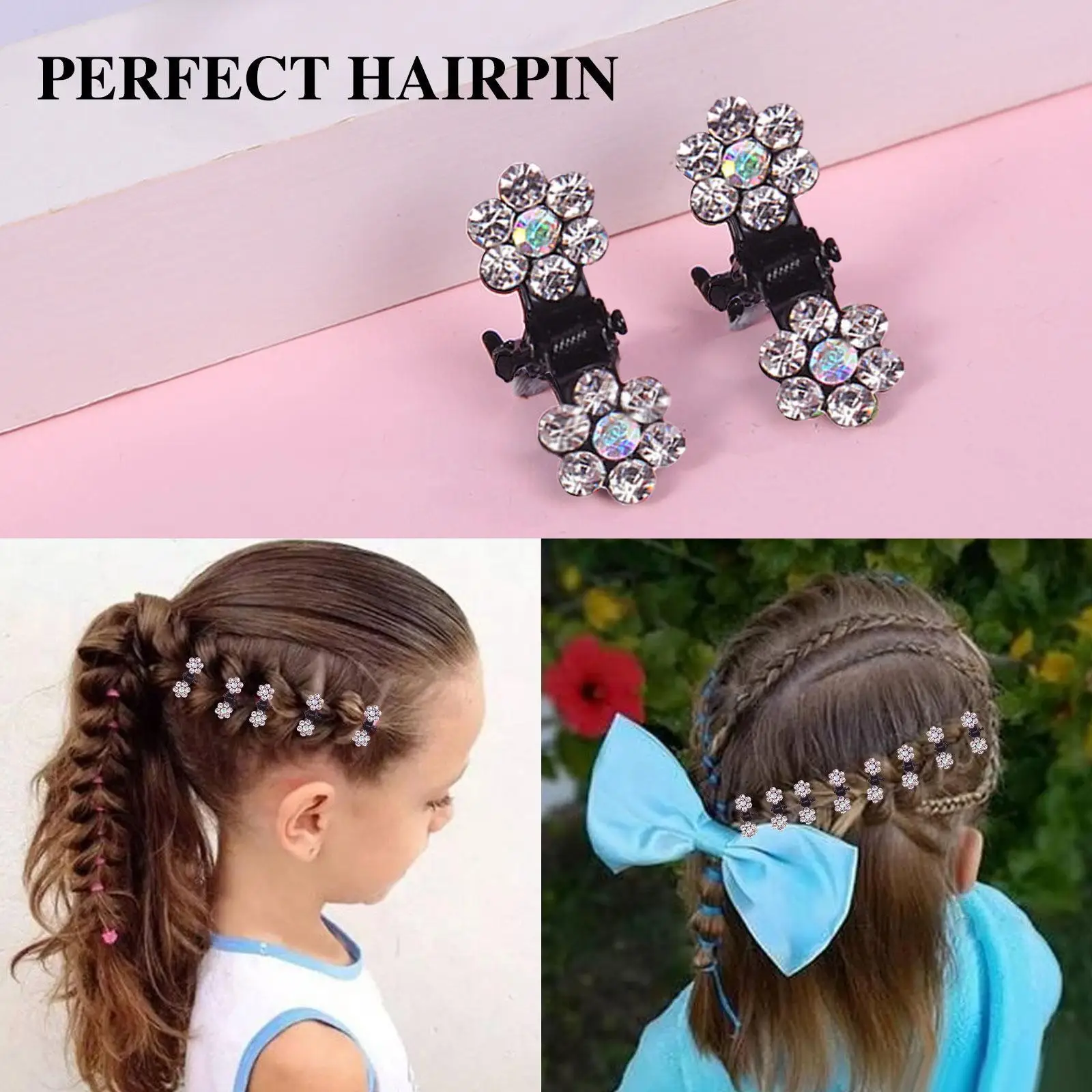 Mini Cute Shiny Crystal Hair Clips With Flower Design Bling Bling Sweet Small Flower Hair Claw Clip For Women Gi A7v9
Mini Cute Shiny Crystal Hair Clips With Flower Design Bling Bling Sweet Small Flower Hair Claw Clip For Women Gi A7v9
