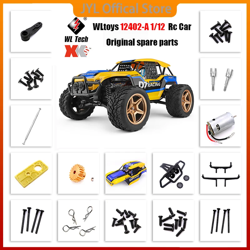 Запчасти для радиоуправляемых автомобилей Wltoys 12402-A, 1/12 оригинальные аксессуары, винт/гайка/Шестерня/корпус автомобиля/двигатель/компонент...
Запчасти для радиоуправляемых автомобилей Wltoys 12402-A, 1/12 оригинальные аксессуары, винт/гайка/Шестерня/корпус автомобиля/двигатель/компонент...