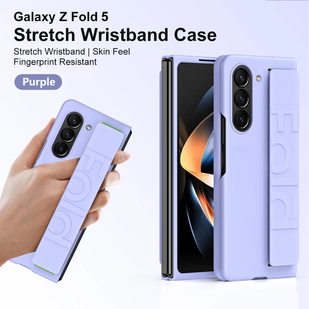 Luxury Elastic Wristband Case for Samsung Galaxy Z Fold5 Ultra-thin Hard Folding Shockproof Cute Phone Cover for SamsungZFold5
Luxury Elastic Wristband Case for Samsung Galaxy Z Fold5 Ultra-thin Hard Folding Shockproof Cute Phone Cover for SamsungZFold5