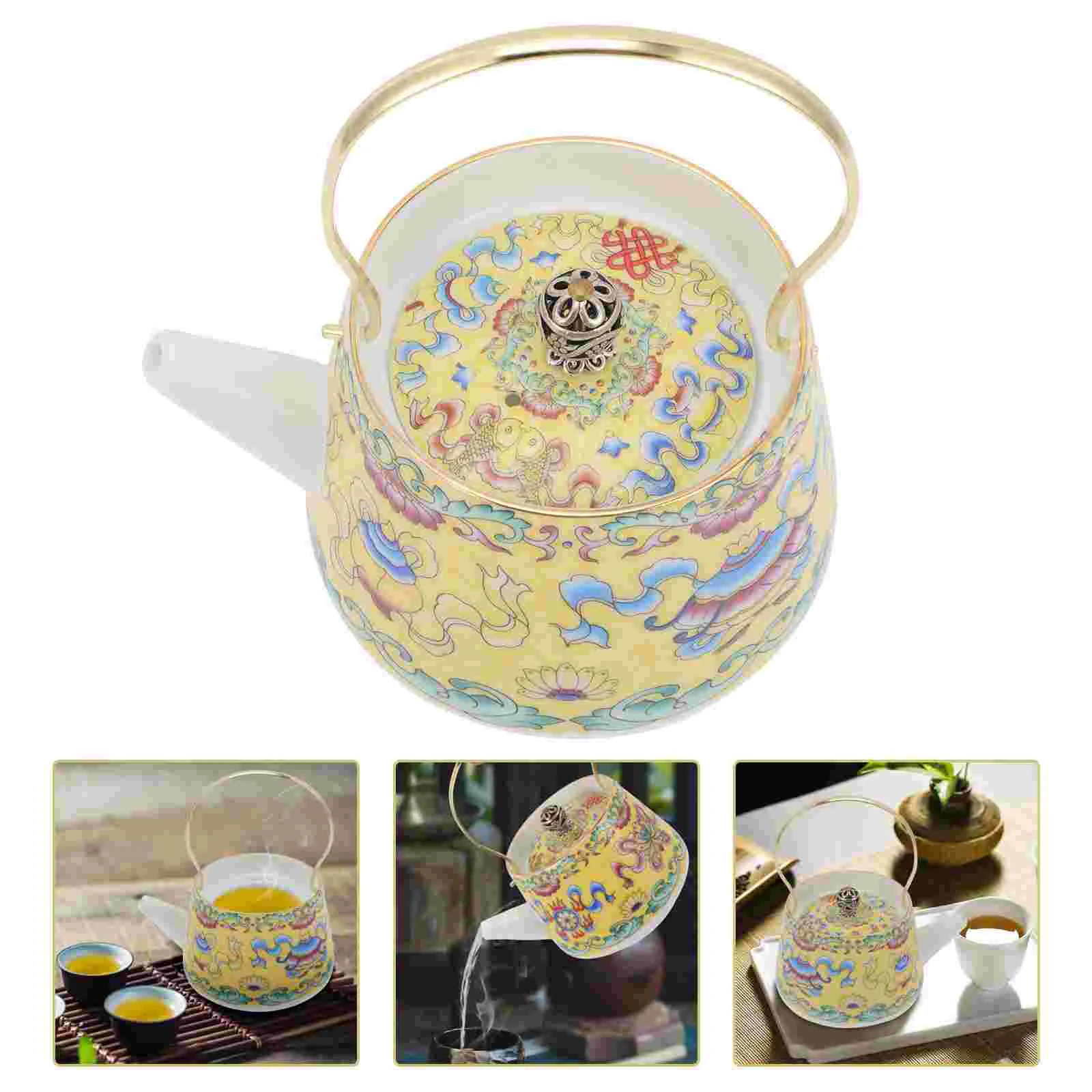 Office Desktop Tea Pot Ceramic Retro Style Teapot Decorative Tea Maker Home Tea Ware
Office Desktop Tea Pot Ceramic Retro Style Teapot Decorative Tea Maker Home Tea Ware