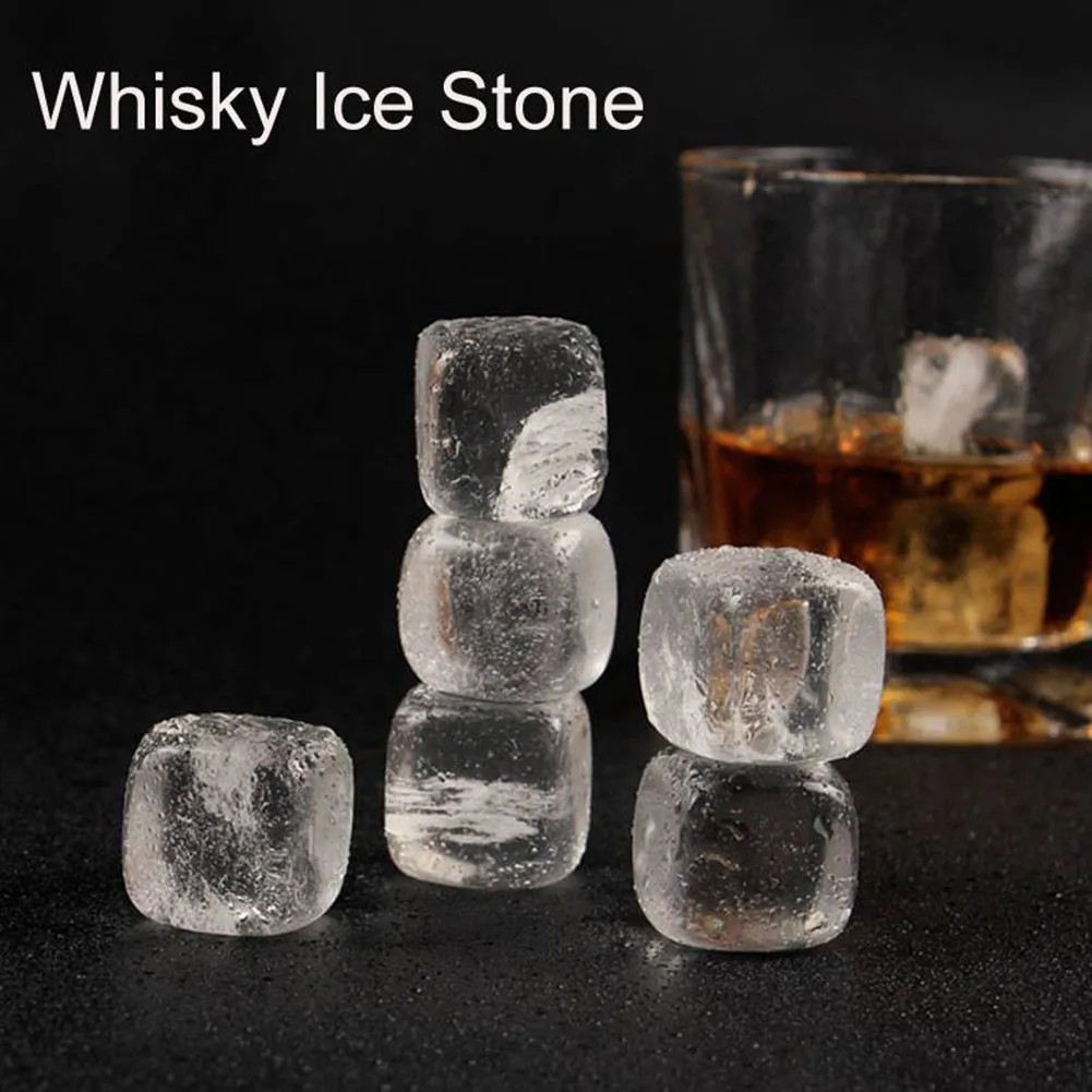 

1PC Reusable Whisky Stones Ice Drinks Beer Wine Chilling Beverage Cooler Cocktail Accessories Cubes Cooler Bar Set Chiller