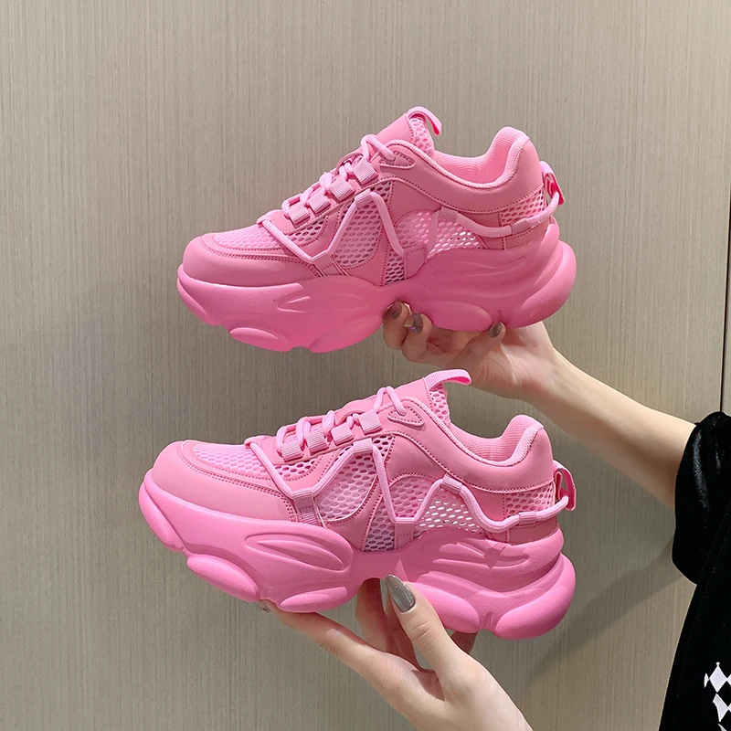Summer Sneakers Women Vulcanized Shoes Fashion Breath Thick Sole Ladies Trainers Platform Women Chunky Sneakers Basket Femme
Summer Sneakers Women Vulcanized Shoes Fashion Breath Thick Sole Ladies Trainers Platform Women Chunky Sneakers Basket Femme