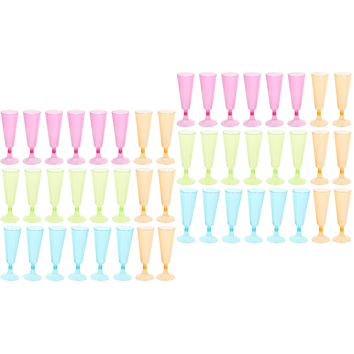 40 Pcs Beverage Cups Cocktail Drinking Glasses Plastic Glasses Whiskey Glasses Plastic Champagne Flute
40 Pcs Beverage Cups Cocktail Drinking Glasses Plastic Glasses Whiskey Glasses Plastic Champagne Flute