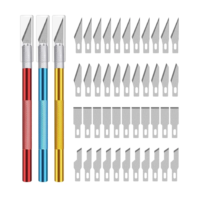 Набор ремесленных ножи 43 шт., универсальные ножи, нож для хобби, лезвие для рукоделия, художественная работа, резка и гравировка 
Набор ремесленных ножи 43 шт., универсальные ножи, нож для хобби, лезвие для рукоделия, художественная работа, резка и гравировка