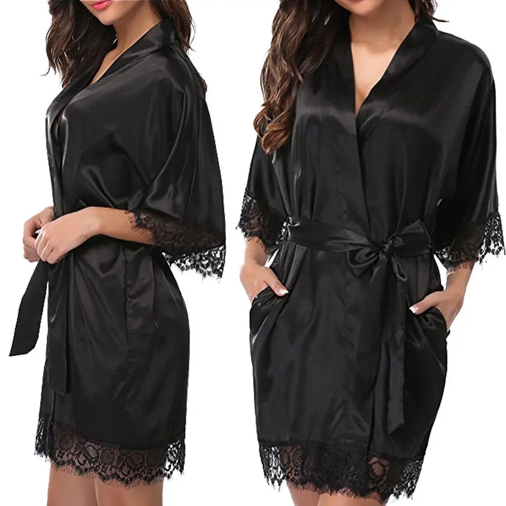 Plus Size Fashion Sexy Lingerie Lace Satin Sleepwear Women imitation ice silk Nighties V-neck Nightdress Lace Up Loose Nightgown
Plus Size Fashion Sexy Lingerie Lace Satin Sleepwear Women imitation ice silk Nighties V-neck Nightdress Lace Up Loose Nightgown