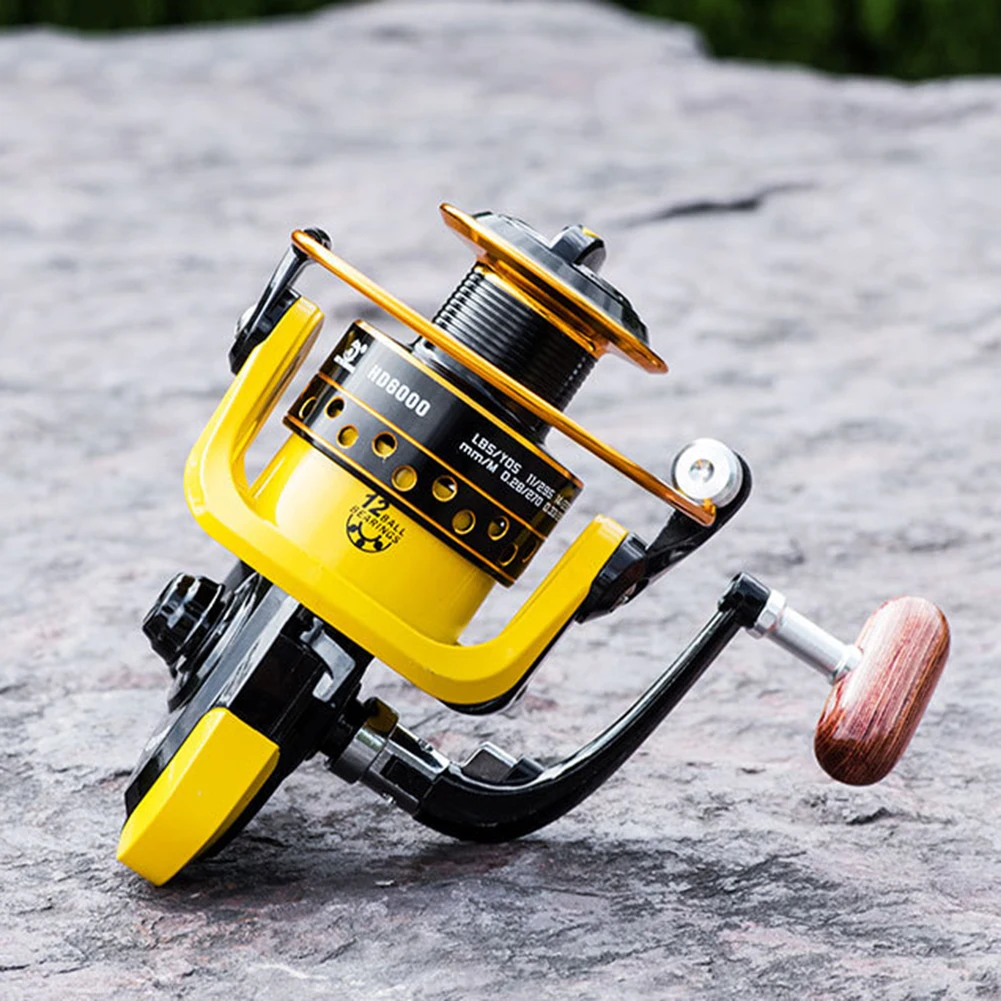 HD1000-7000 Series Spinning Reel Fishing Reel 5.2:1 Ratio Smooth Spinning Metal Spool for Saltwater Fishing Tackle Fishing
HD1000-7000 Series Spinning Reel Fishing Reel 5.2:1 Ratio Smooth Spinning Metal Spool for Saltwater Fishing Tackle Fishing
