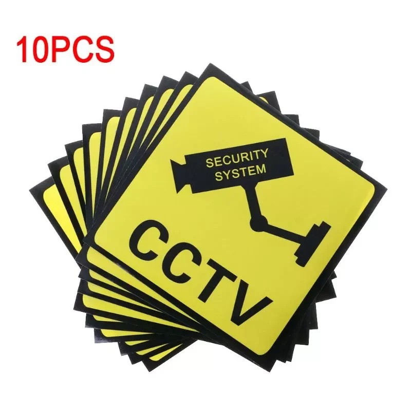 Drop&Wholesale 10PCS Warning Stickers CCTV SECURITY SYSTEM Self-adhensive Safety Label Signs Decal 111mm Waterproof
Drop&Wholesale 10PCS Warning Stickers CCTV SECURITY SYSTEM Self-adhensive Safety Label Signs Decal 111mm Waterproof