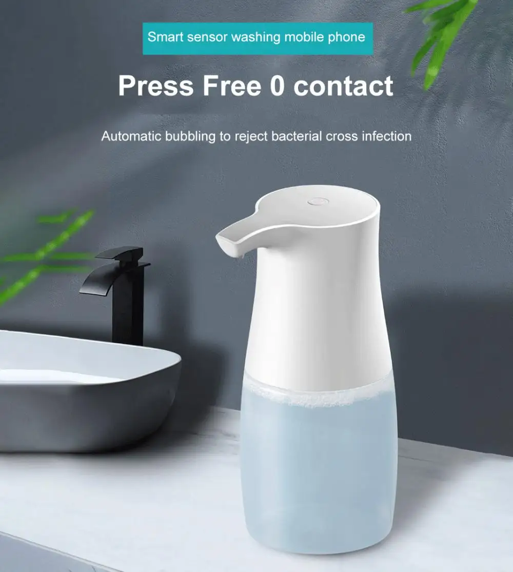 500ML Smart Automatic Soap Dispenser Alcohol Disinfection Atomizer Sensor Alcohol Disinfection Sprayer Large Capacity Home Tools
500ML Smart Automatic Soap Dispenser Alcohol Disinfection Atomizer Sensor Alcohol Disinfection Sprayer Large Capacity Home Tools