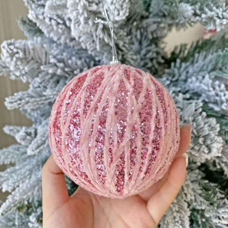 Stained Pink Sequin Ball Christmas Window Decoration Hanging Ball Christmas Tree Decoration Colored Ball Pendant Decorative Ball
Stained Pink Sequin Ball Christmas Window Decoration Hanging Ball Christmas Tree Decoration Colored Ball Pendant Decorative Ball