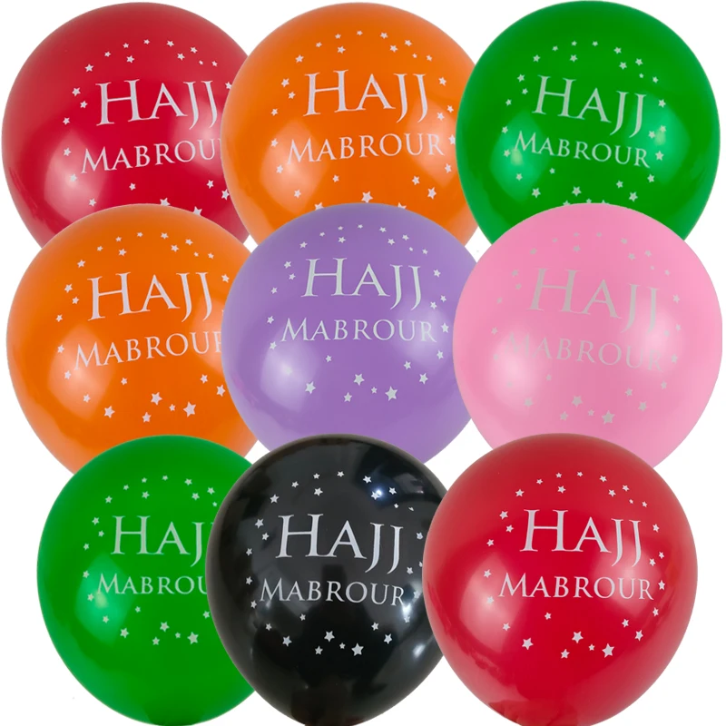 20pcs Gold Silver Eid Mubarak Balloons Hajj Mabrour Party Balloons Latex Muslim Party Event Decoration 12 inch Helium Balloons
20pcs Gold Silver Eid Mubarak Balloons Hajj Mabrour Party Balloons Latex Muslim Party Event Decoration 12 inch Helium Balloons