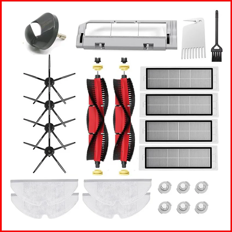 24PCS Mian Brush Hepa Filter Mop Cloth for Xiaomi Roborock All Series Vacuum Cleaner S5 S6 Max Pure Maxv S50 S60 E4 E35 Mi Robot
24PCS Mian Brush Hepa Filter Mop Cloth for Xiaomi Roborock All Series Vacuum Cleaner S5 S6 Max Pure Maxv S50 S60 E4 E35 Mi Robot