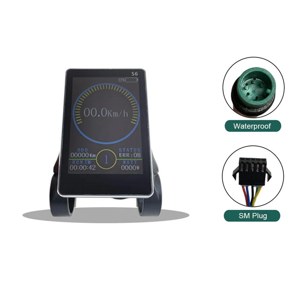 36/48V JN S6 5 Pin SM/Waterproof Connector Plug LCD Display For Electric Bicycle Color Display Match JN Controller Wheel Hub
36/48V JN S6 5 Pin SM/Waterproof Connector Plug LCD Display For Electric Bicycle Color Display Match JN Controller Wheel Hub