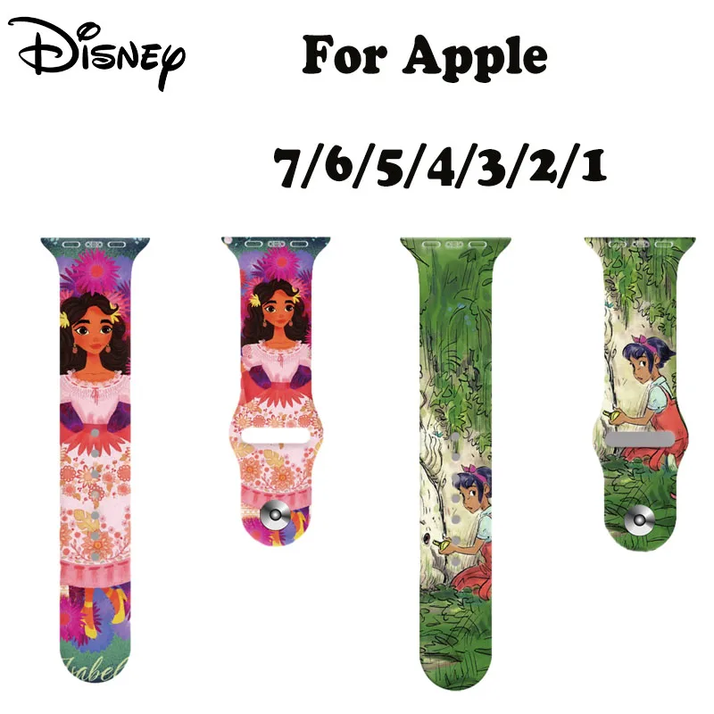 Disney Encanto Cartoon Printed Silicone Strap For Apple Watch Band S7/6/5/4/3/2 SE 38/40/41SM 42/44/45/49ML Bracelet Accessories
Disney Encanto Cartoon Printed Silicone Strap For Apple Watch Band S7/6/5/4/3/2 SE 38/40/41SM 42/44/45/49ML Bracelet Accessories