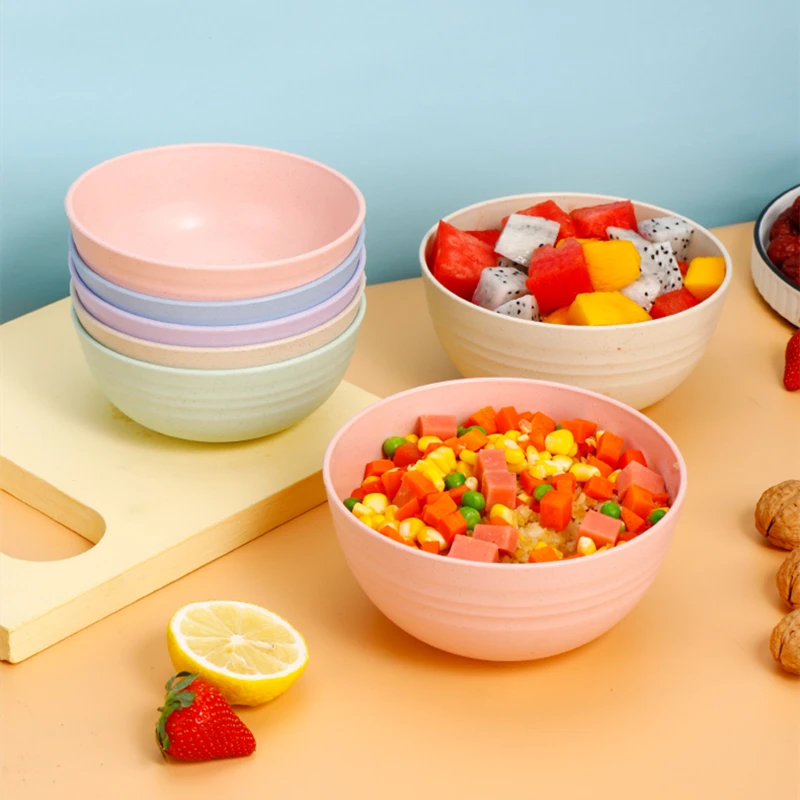 12-15cm Wheat Straw Food Bowls Salad Bowls Unbreakable Mixing Bowls Reusable Dishwasher Microwave Safe Home Dinnerware
12-15cm Wheat Straw Food Bowls Salad Bowls Unbreakable Mixing Bowls Reusable Dishwasher Microwave Safe Home Dinnerware