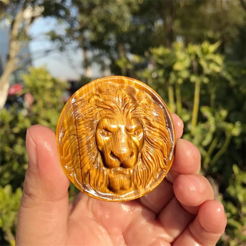 5cm Lion Head Pendant Natural Tiger Eye Stone Hand Carved Reiki Healing Crystal Statue DIY Jewelry Making Necklace Gift 1pcs
5cm Lion Head Pendant Natural Tiger Eye Stone Hand Carved Reiki Healing Crystal Statue DIY Jewelry Making Necklace Gift 1pcs