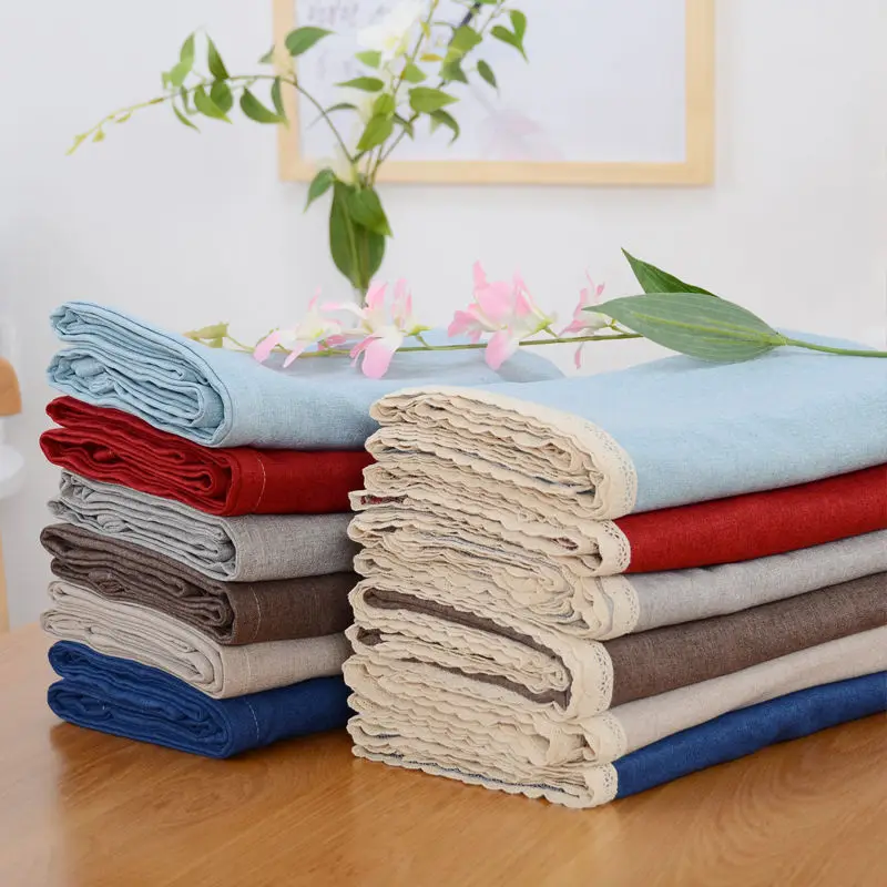 Cotton and linen tablecloth contracted cotton and flax pure color cloth cloth_AN3200
Cotton and linen tablecloth contracted cotton and flax pure color cloth cloth_AN3200