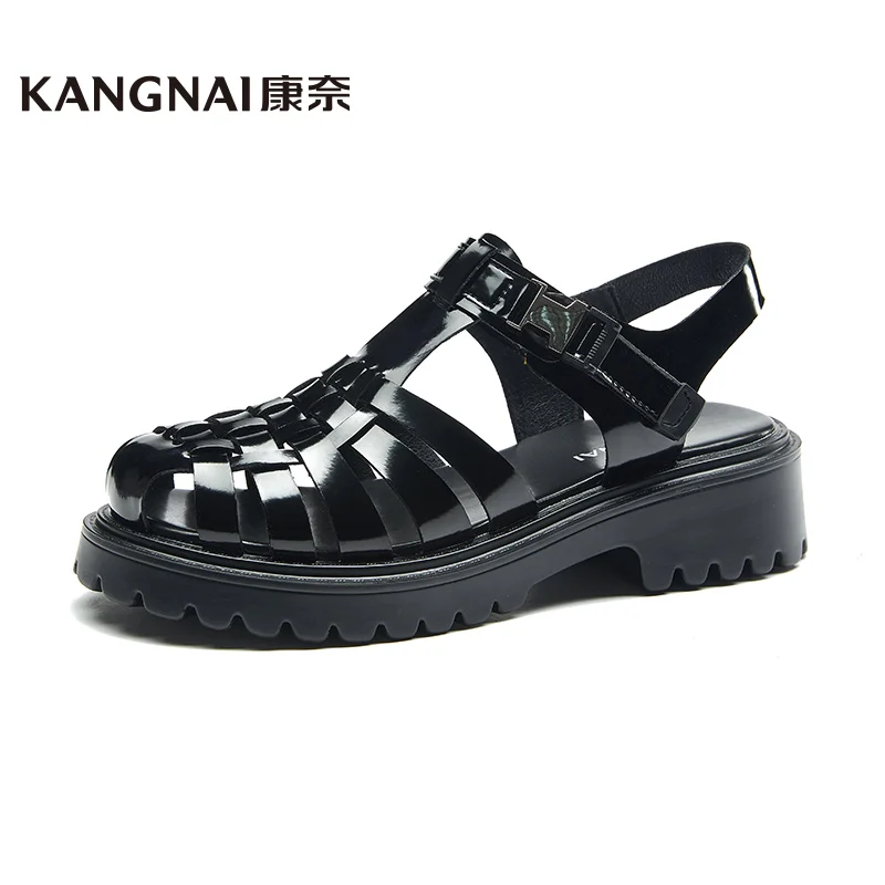 KANGNAI Gladiator Sandals Women Microfiber Flat Platform Retro Cover Toe T-Strap Ladies Summer Casual Shoes
KANGNAI Gladiator Sandals Women Microfiber Flat Platform Retro Cover Toe T-Strap Ladies Summer Casual Shoes