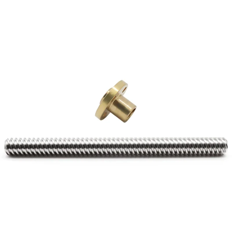 Ходовой винт T8 из нержавеющей стали 8 мм, шаг 2 мм, длина 100-500 мм
Ходовой винт T8 из нержавеющей стали 8 мм, шаг 2 мм, длина 100-500 мм
