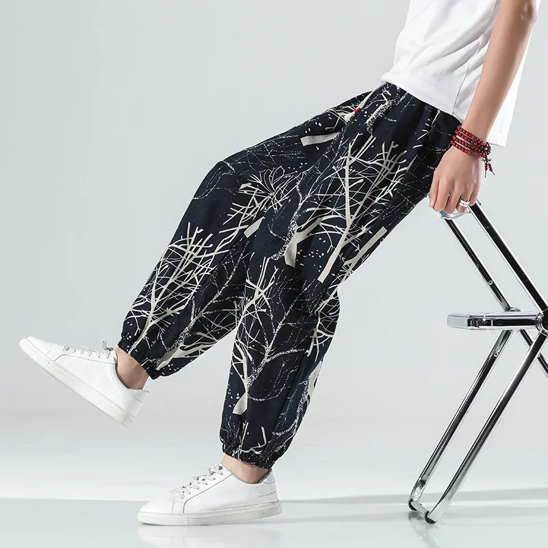 Men Clothing 2022 Summer New Cotton Linen Men's Casual Trousers Retro Big Size Linen Print Lanterns Small Feet Pants
Men Clothing 2022 Summer New Cotton Linen Men's Casual Trousers Retro Big Size Linen Print Lanterns Small Feet Pants