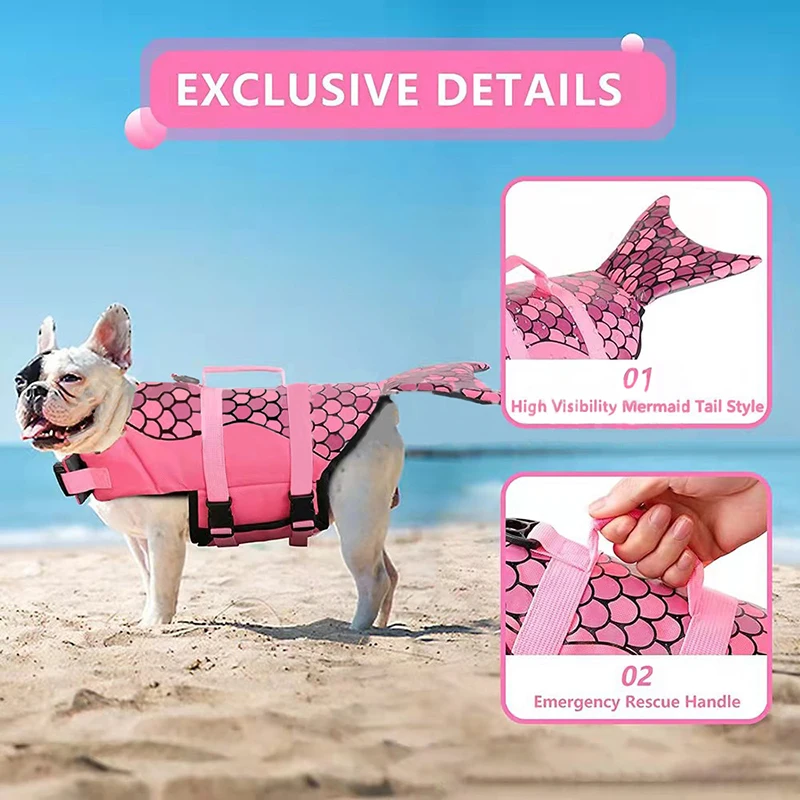Summer Dog Life Jacket Swimming Vest for Small Medium Large Dogs French Bulldog Golden Retriever Pet Swimsuit Surfing Clothes
Summer Dog Life Jacket Swimming Vest for Small Medium Large Dogs French Bulldog Golden Retriever Pet Swimsuit Surfing Clothes
