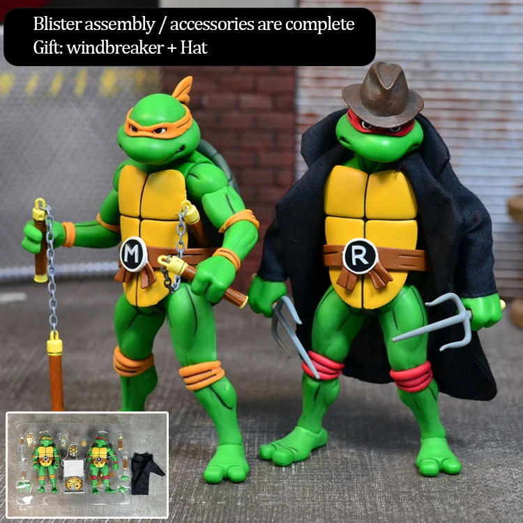 Настоящие NECA ниндзя черепашки Микеланджело Рафаэль да Винчи Донателло 7-дюймовая экшн-фигурка анимационная Версия модели игрушки
Настоящие NECA ниндзя черепашки Микеланджело Рафаэль да Винчи Донателло 7-дюймовая экшн-фигурка анимационная Версия модели игрушки