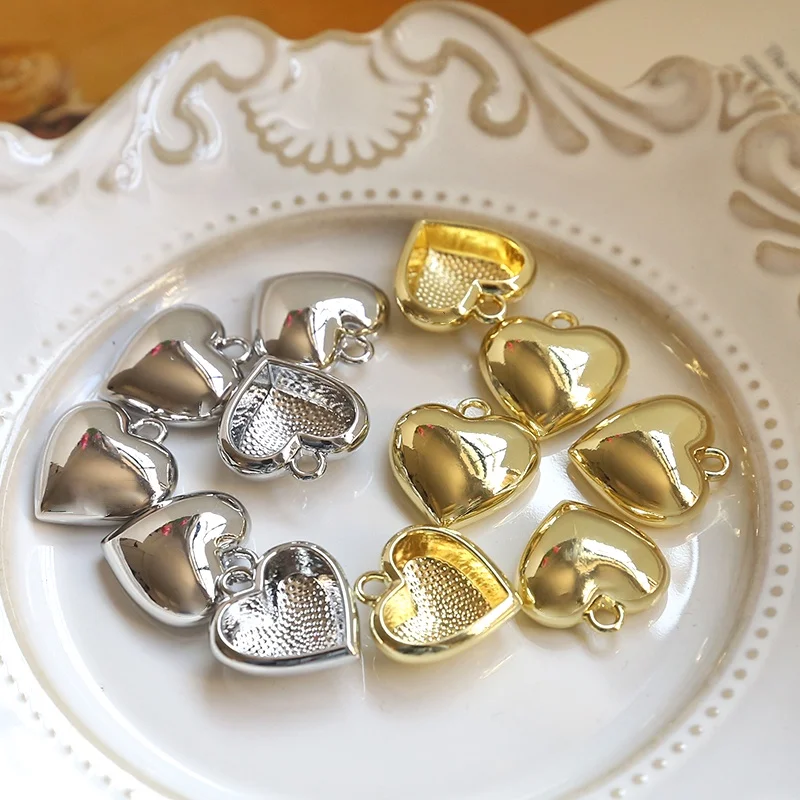 Smooth love ins simple drum heart alloy accessories diy handmade jewelry earrings necklace pendant materials
Smooth love ins simple drum heart alloy accessories diy handmade jewelry earrings necklace pendant materials